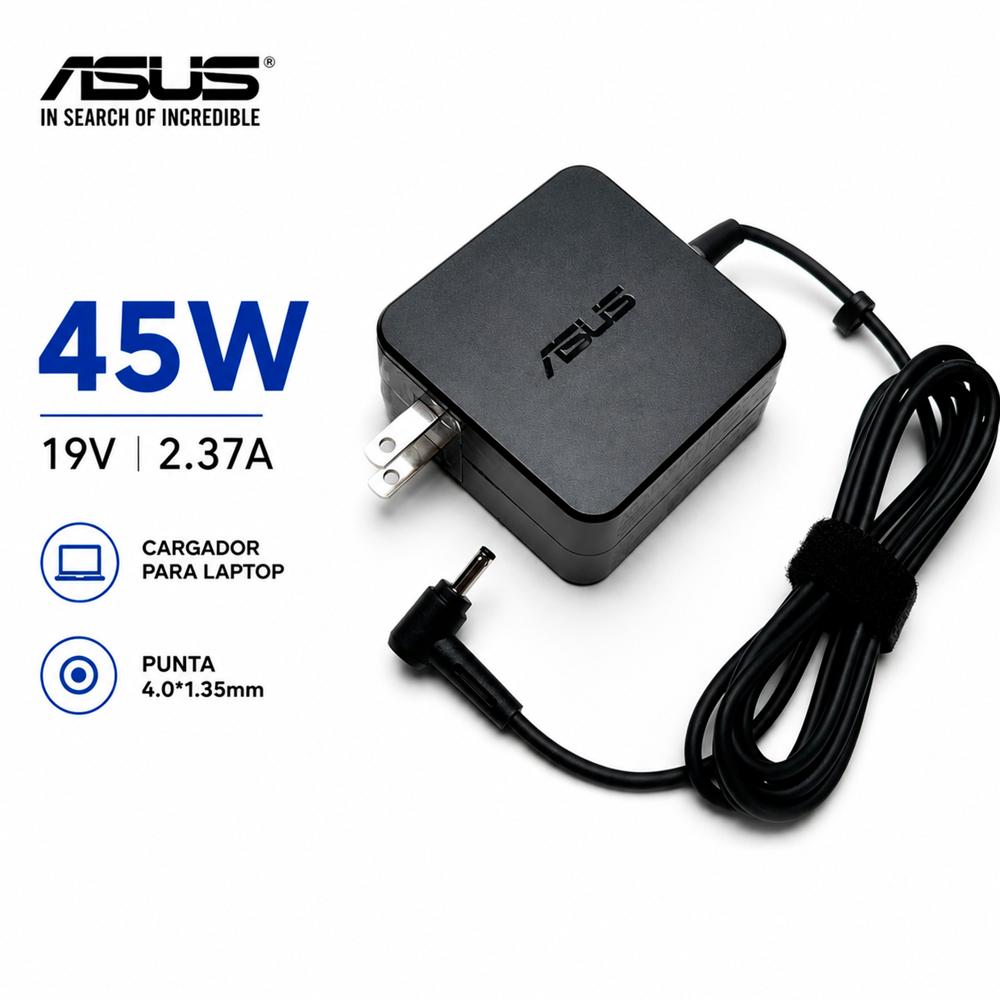 Cargador ASUS 45W 19V 2.37A Punta 4.0 x 1.35mm