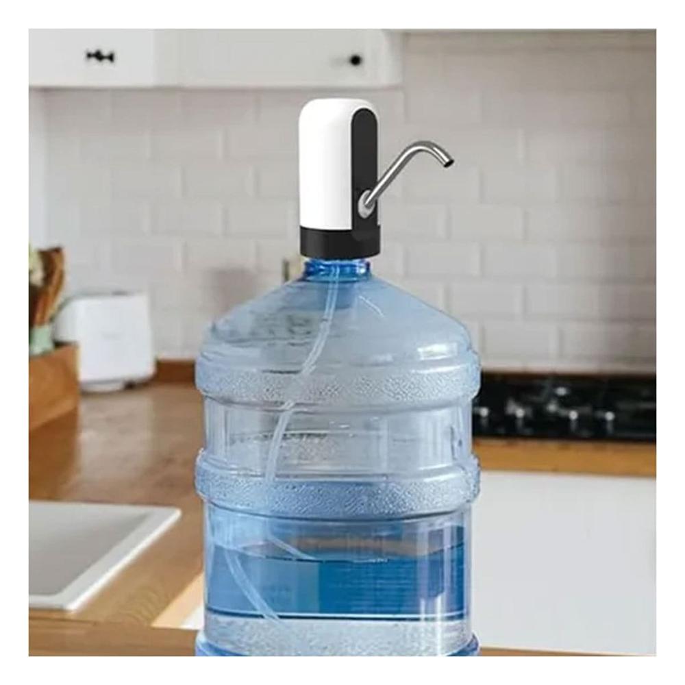 Dispensador Recargable Electrico de Color Blanco para Agua en Hogar Y notas