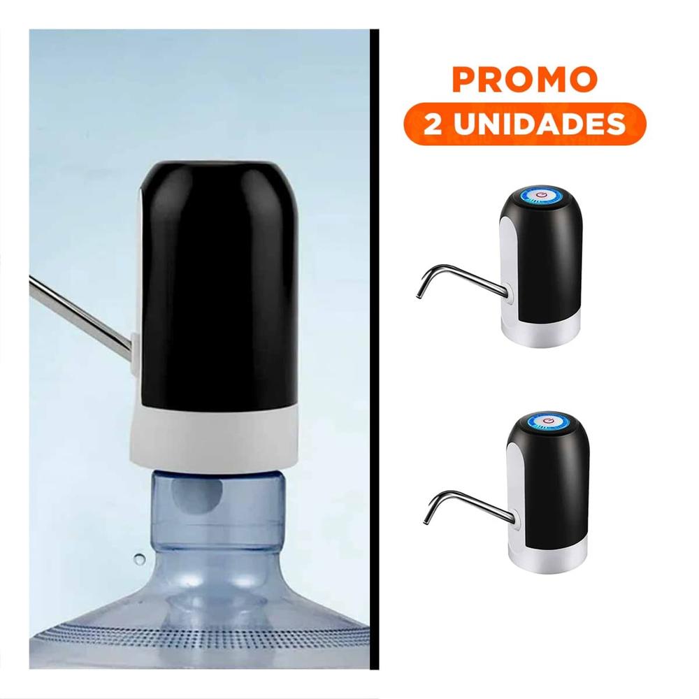 Pack2 Bomba de Color Negro Recargable para Agua con Operacion Electrica Y Regalo Sticker