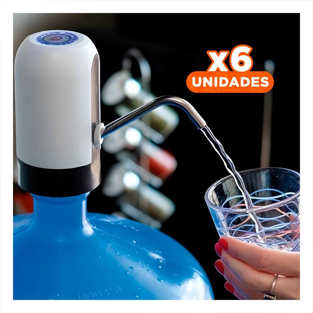 Pack6 Sistema de Color Blanco de Agua con Tecnologia Electrico Recargable Y Papel Regalo