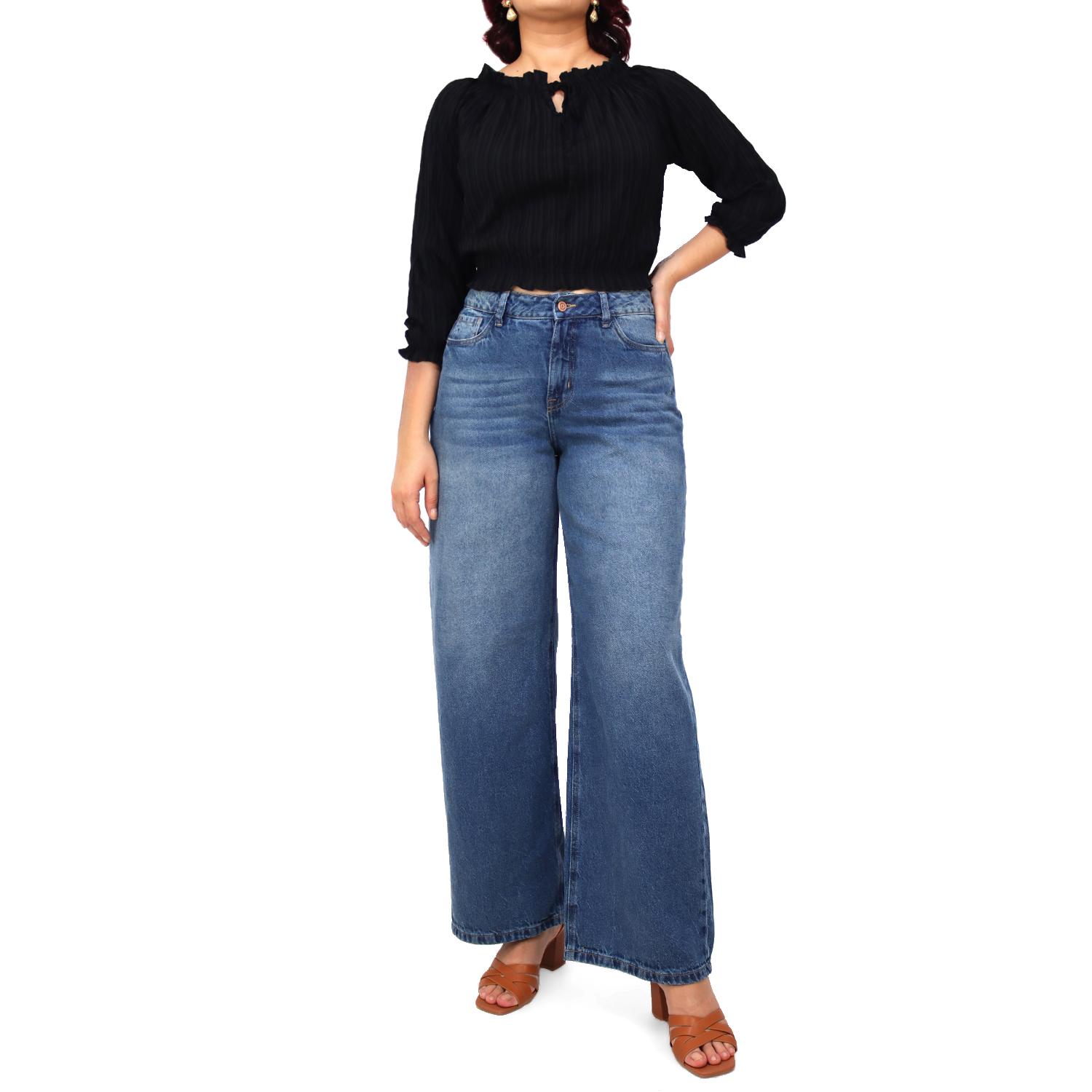 Jean Mujer Boyfriend A Kayra Poblet Jean Mujer Boyfriend Kayra Poblet Azul 32