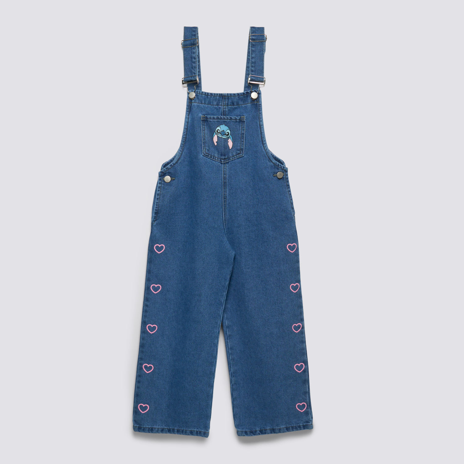 Jumper Pantalón Niña Denim Stitch Azul Talla 8