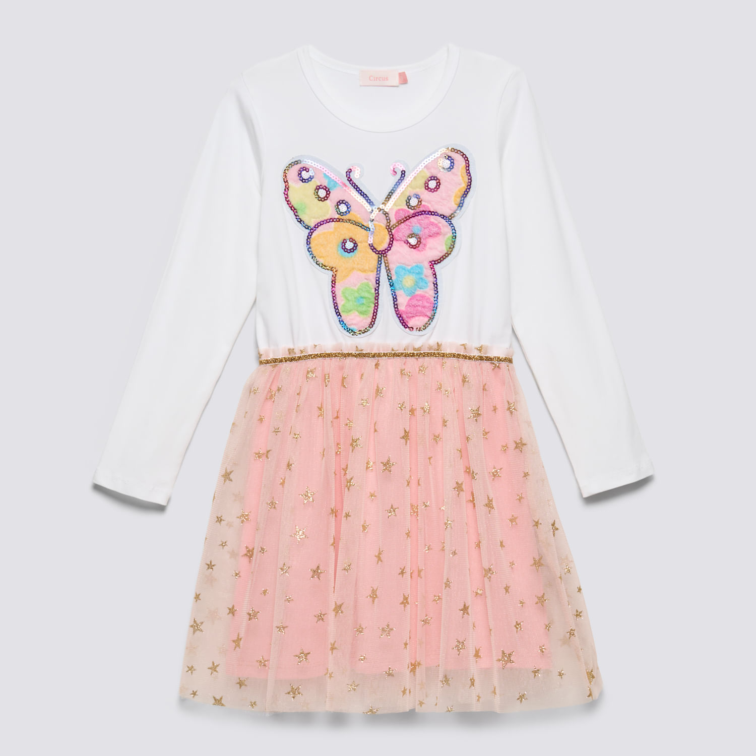 Vestido Niña Tutu Circus Ecru Talla 6