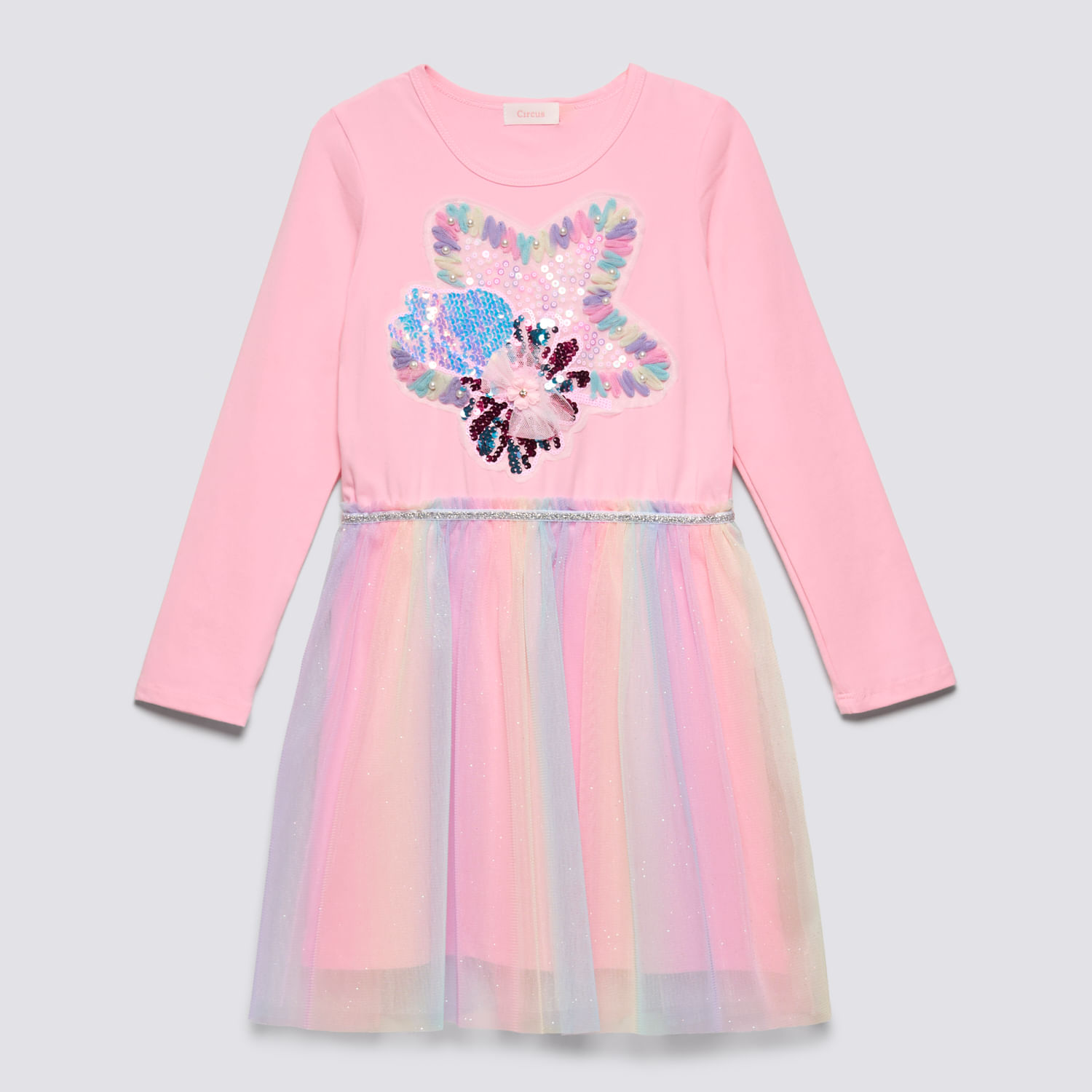 Vestido Niña Tutu Circus Rosado Talla 8
