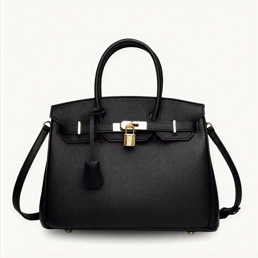 Cartera Premium Noir Luxe Negra
