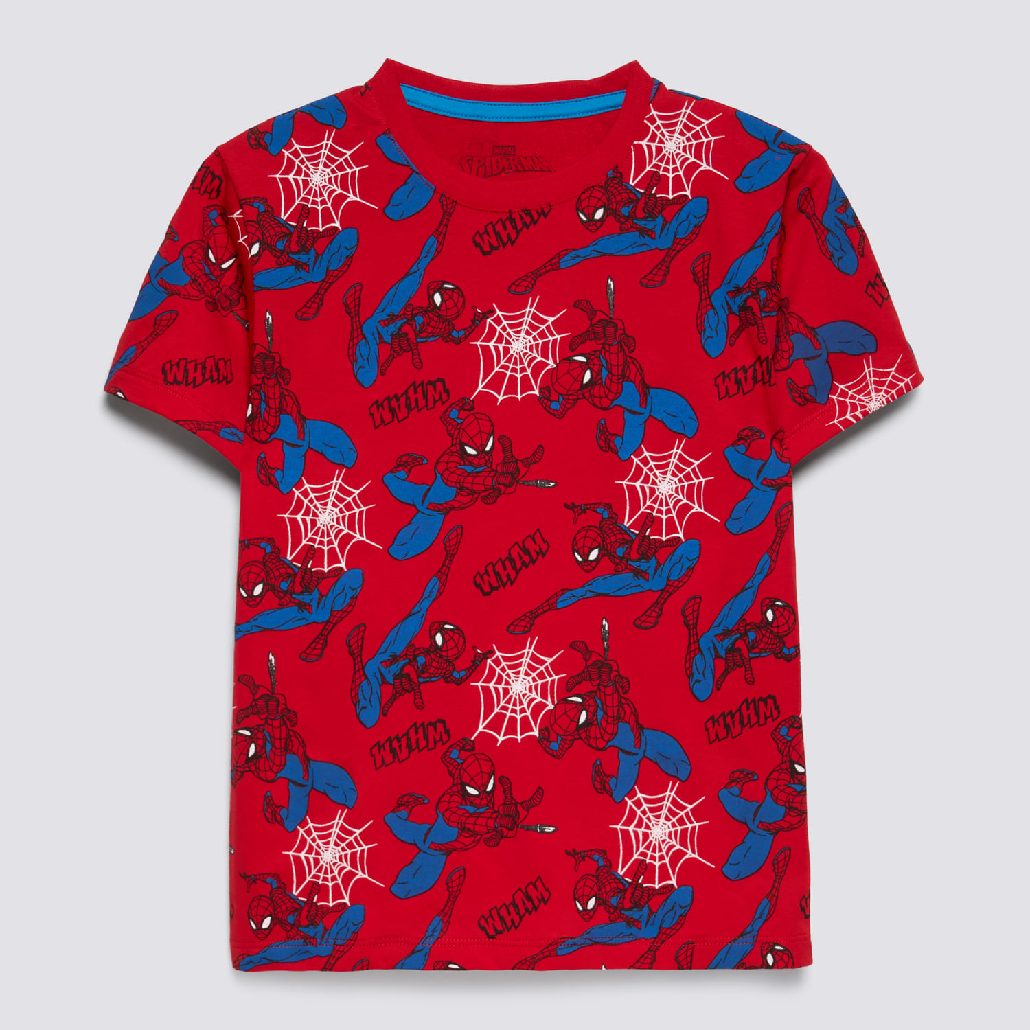 Polo Manga Corta Niño Msm-5070 Spiderman Rojo Talla 8