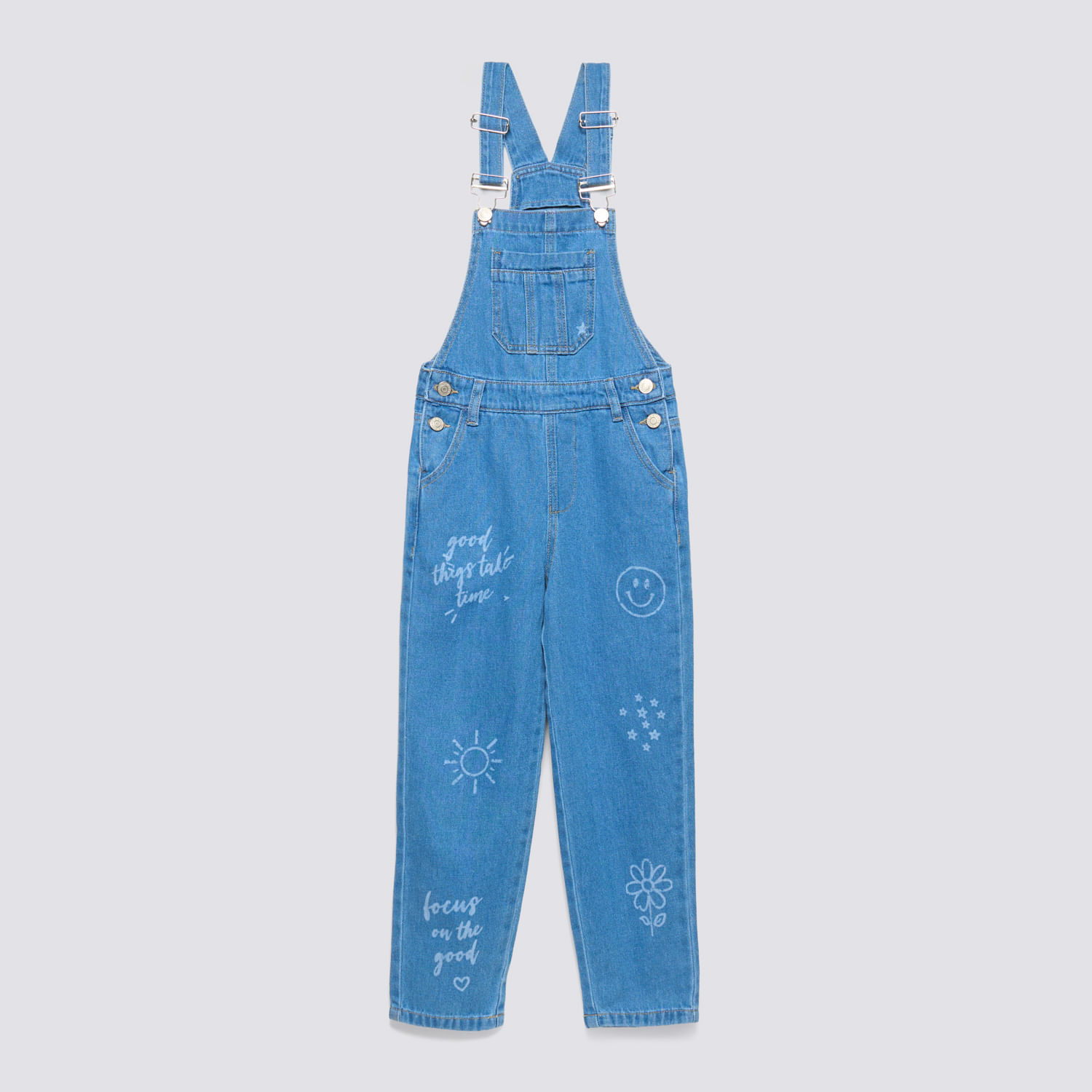 Jumper Pantalón Niña Laser Graffiti Circus Celeste Talla 12