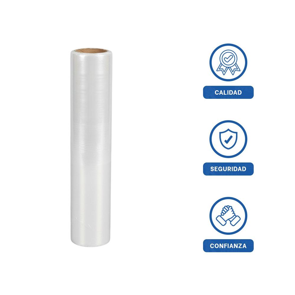 Rollo Film para Alimentos 20m x 30cm Transparente Uso Hogar Cocina