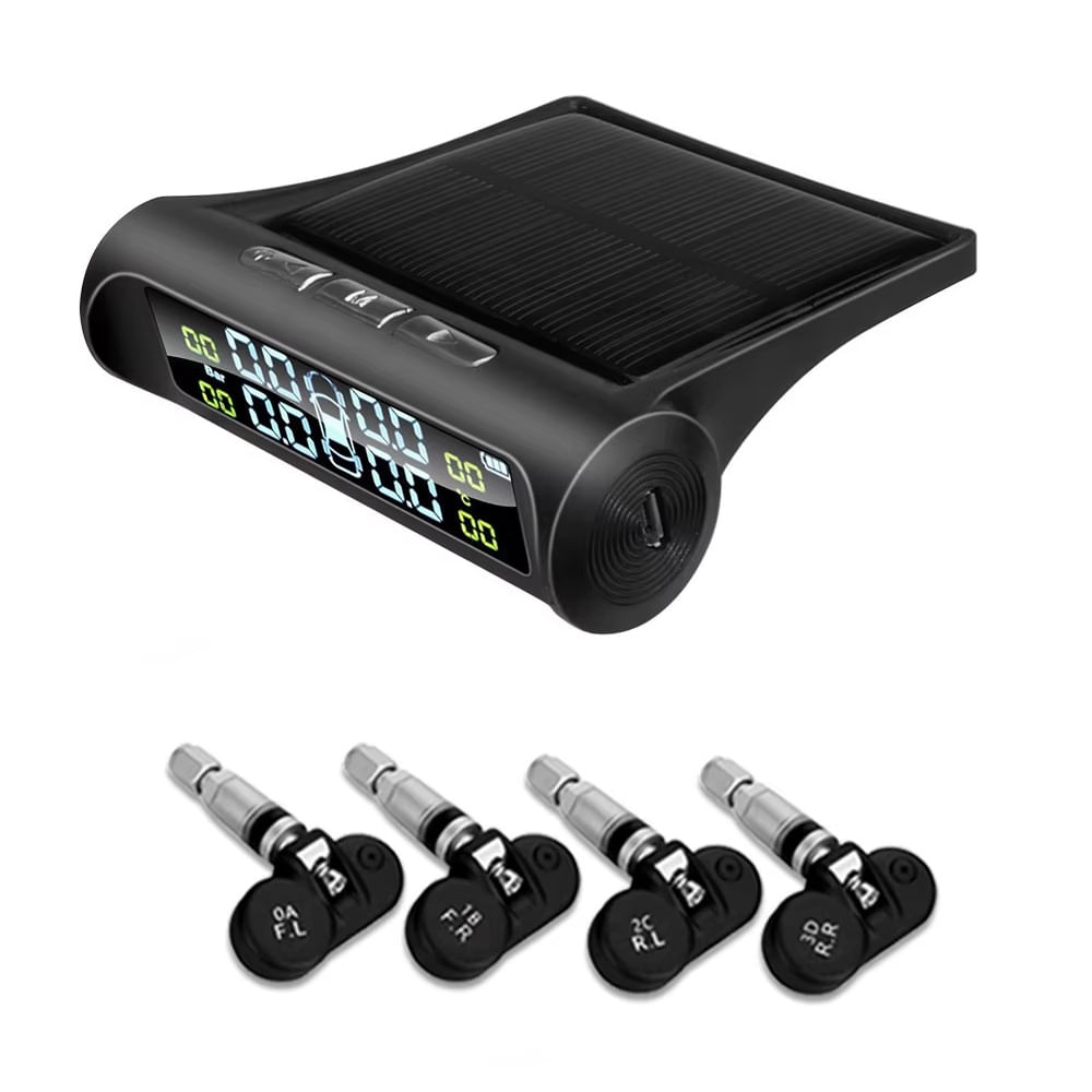 Sistema de monitoreo de presión de neumáticos con sensores internos para 4 ruedas - TPMS