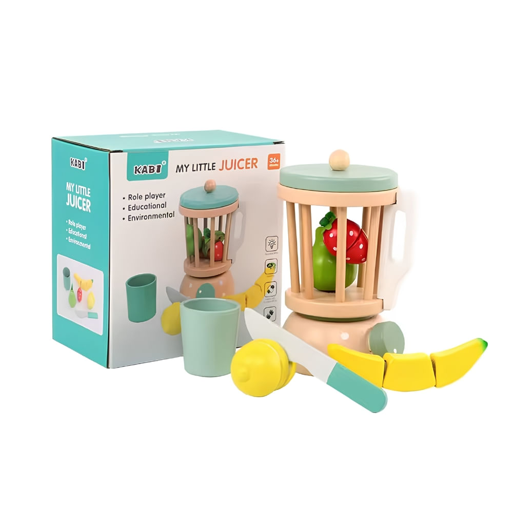 Juguete Licuadora Madera Kabi para Niños My Little Juicer