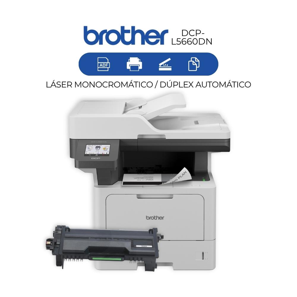 Impresora BROTHER Láser monocromática DCP-L5660DN