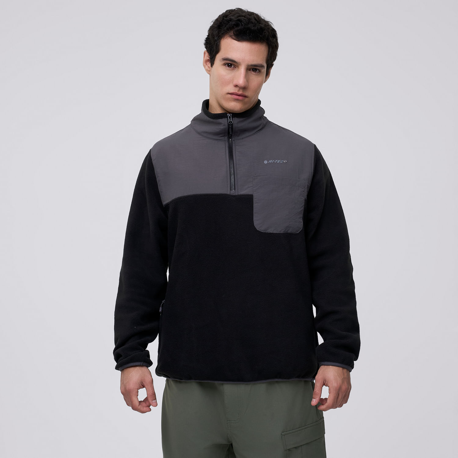 Polera Deportiva Hombre Mix Hi-tec Negro M