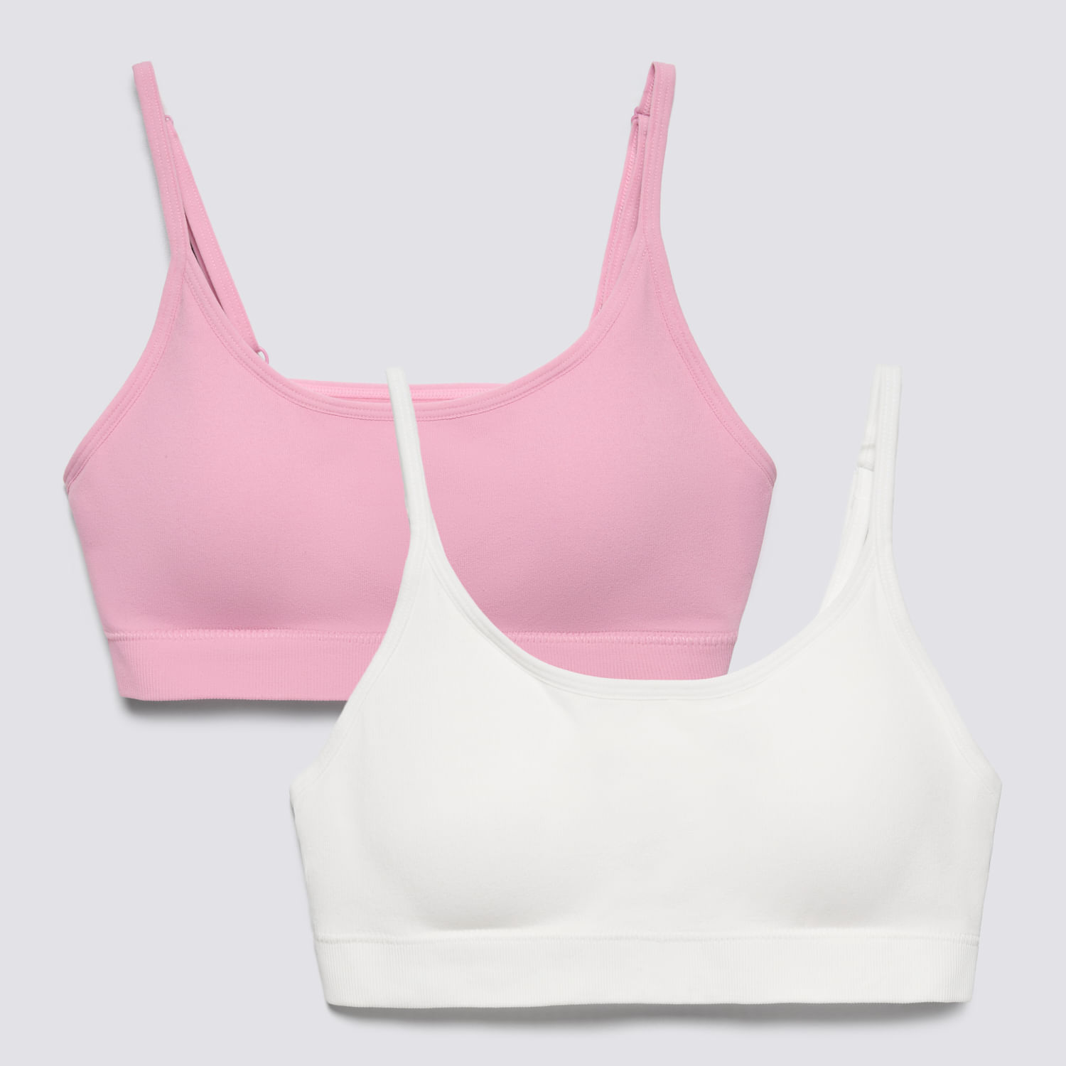 Pack X2 Sostenes Mujer Rib Pack Hypnotic Palo Rosa Talla M