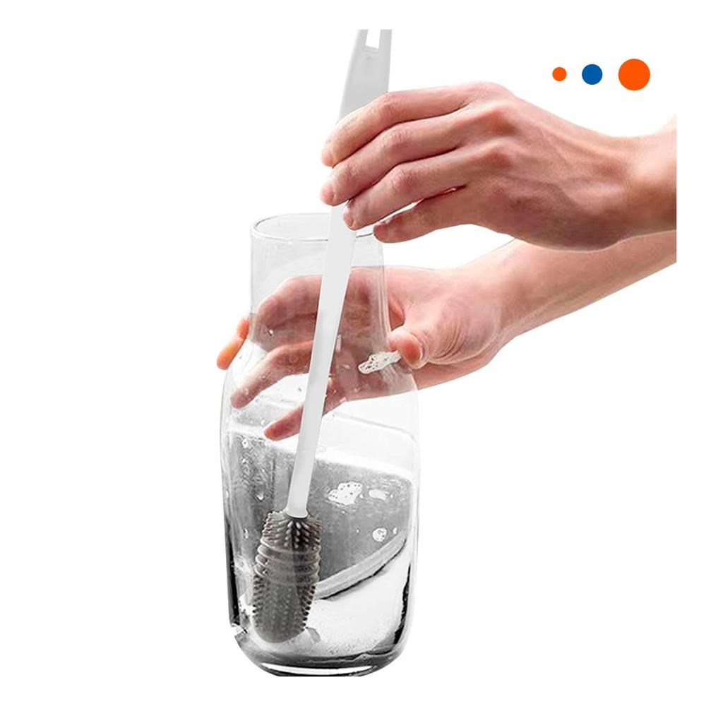 Limpiador de Silicona Blanco para Botellas en Cocina Hogar Casa Y Regalo Sticker