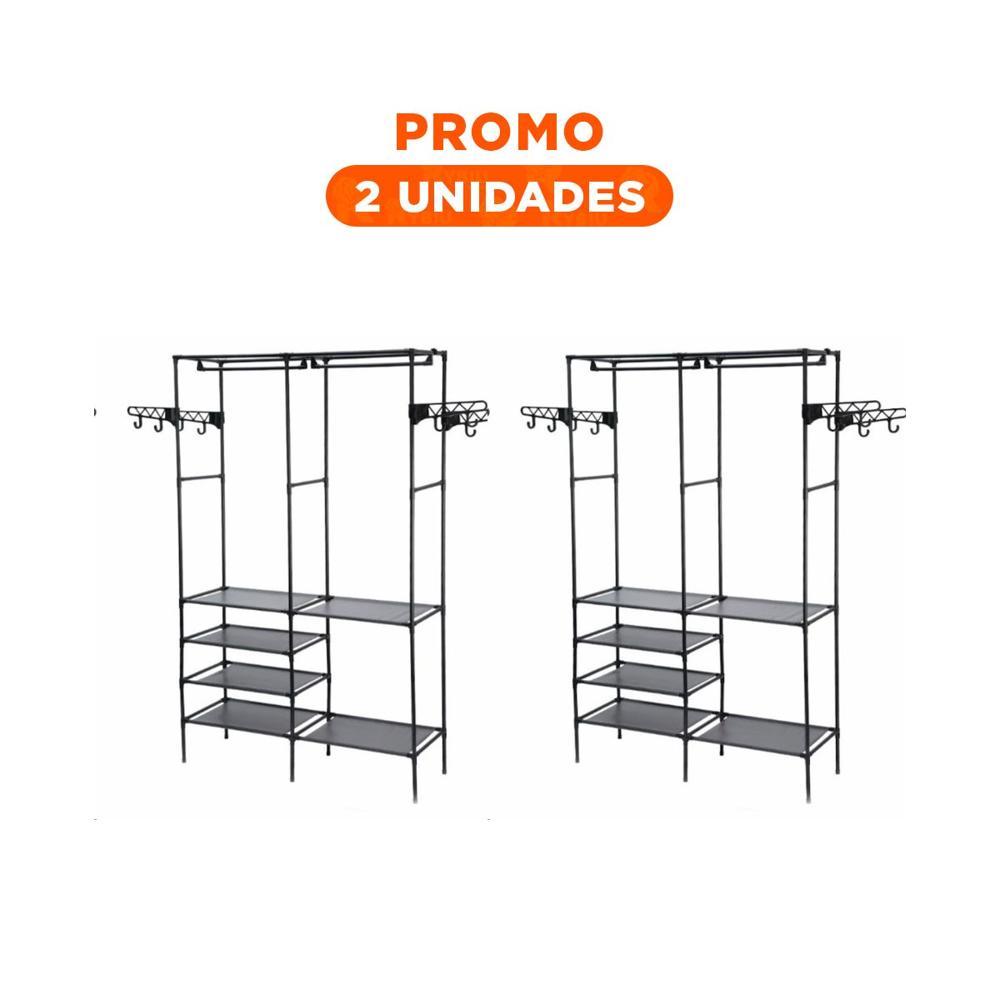 Pack2 Estructura Domestica de 2 Columnas para Dormitorio con Organizacion Diaria