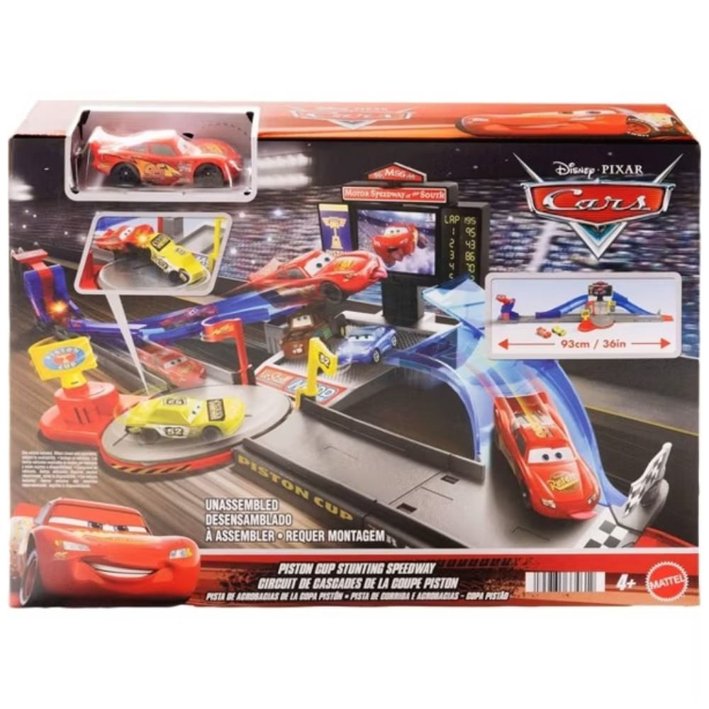 Disney Pixar Cars Piston Cup Stunting Speedway 1-55
