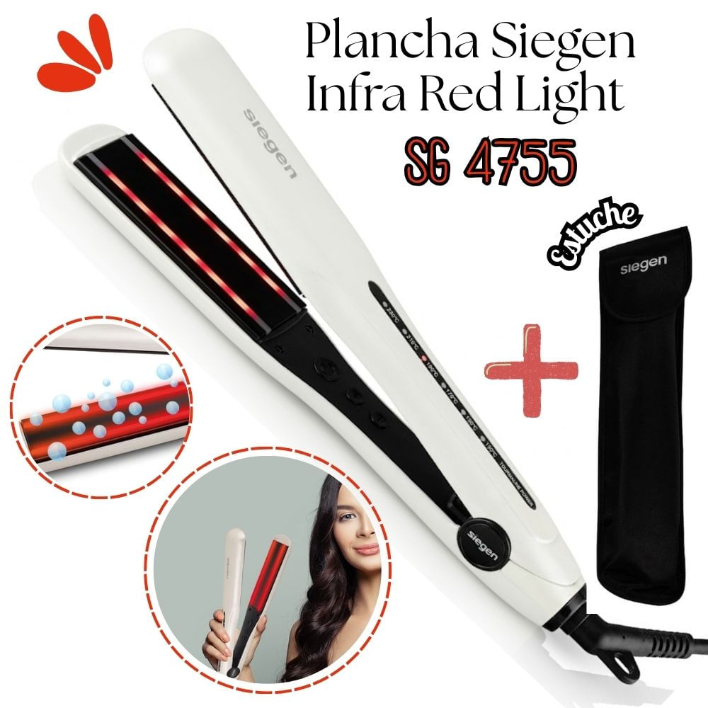 Plancha Alisadora Siegen Infra Red Light SG 4755