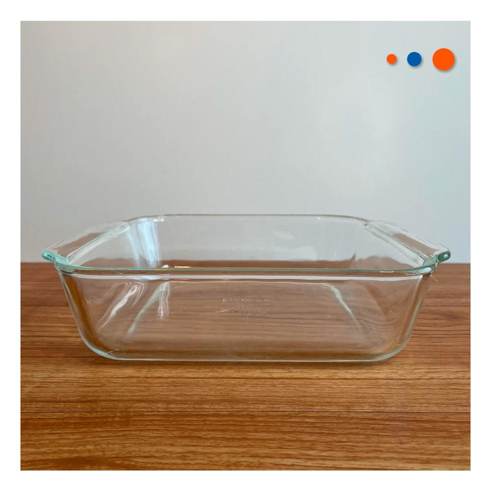Base rectangular de vidrio 40x24x72 cm transparente para cocina moderna Y notas