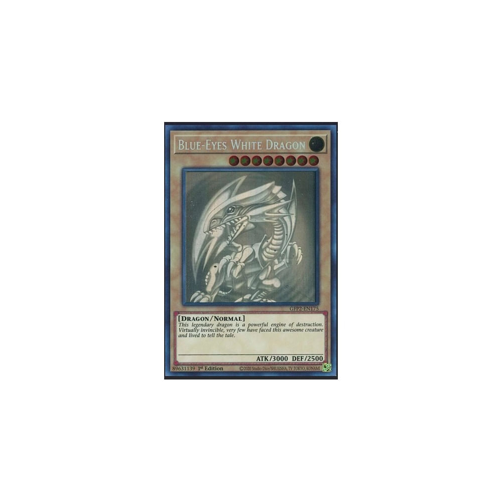 YUGIOH! CARTA BLUE EYES WHITE DRAGON GHOST CODIGO GFP2-EN175 1ST EDITION INGLES YUGIOH! CARTA BLUE EYES WHITE DRAGON GHOST CODIGO GFP2-EN175 INGLES