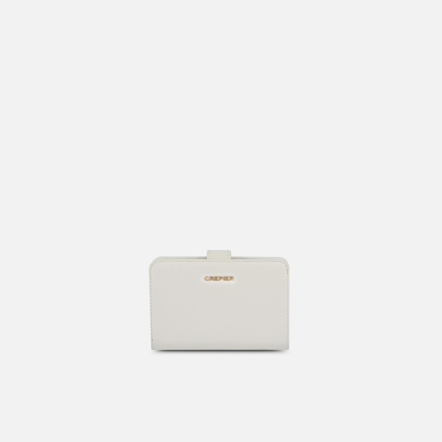 Billetera Crepier Corinna Mediano Blanco