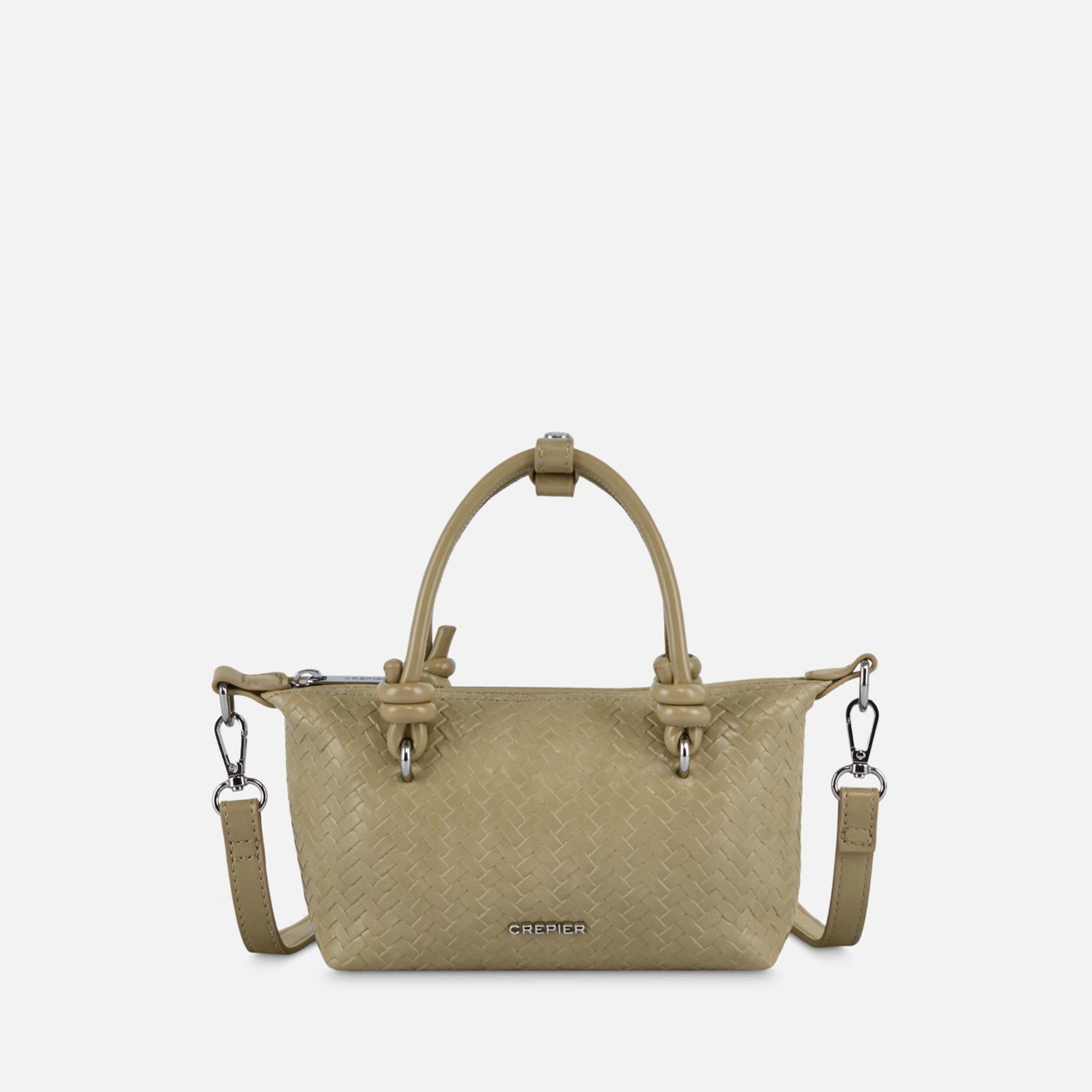 Cartera Satchel Crepier Lucie Mini Verde