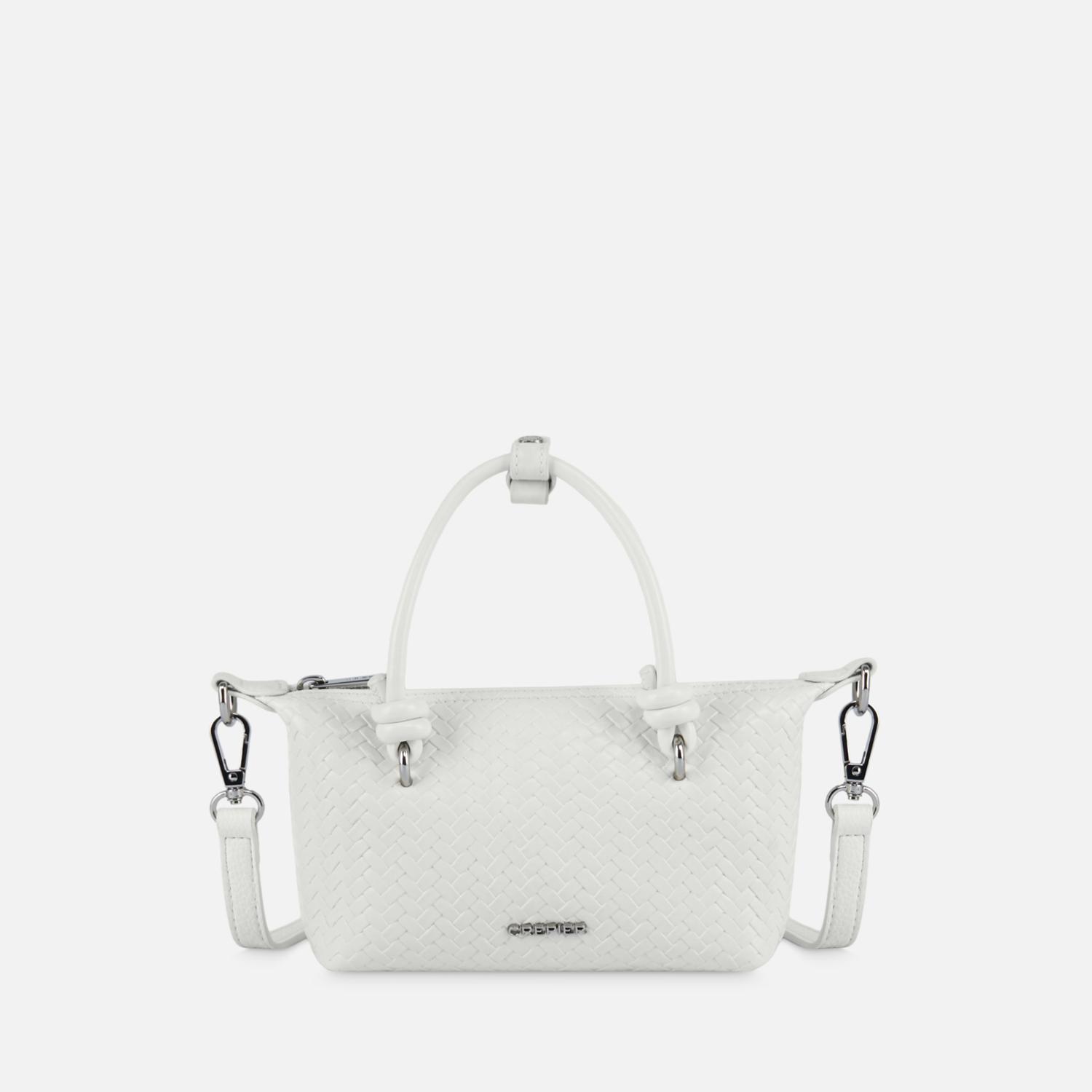 Cartera Satchel Crepier Lucie Mini Hueso