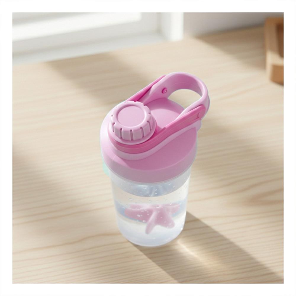 Vaso Tomatodo Shaker 500ml Rosado Portátil para Hidratación Diario YPapel Regalo