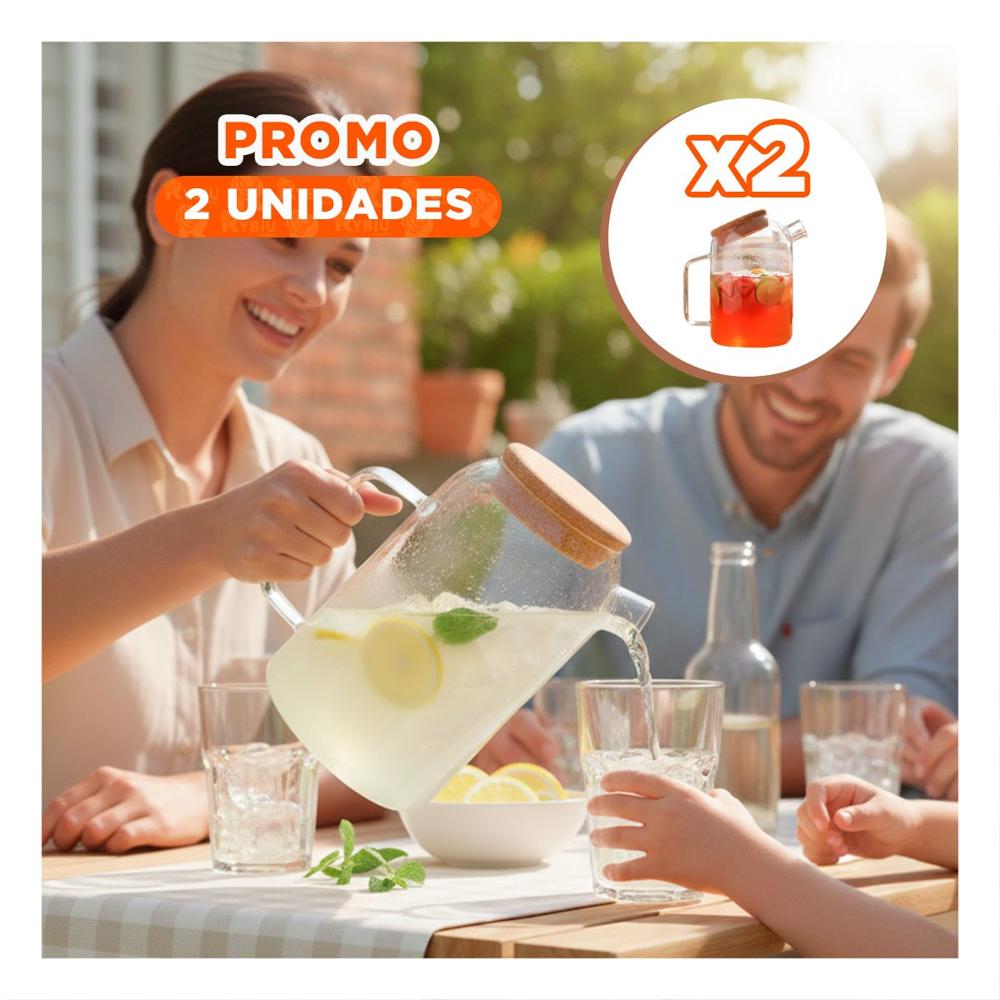 Pack2 Envase Creativo de Borosilicato para Cocina y Mesa Transparente YPapel Regalo