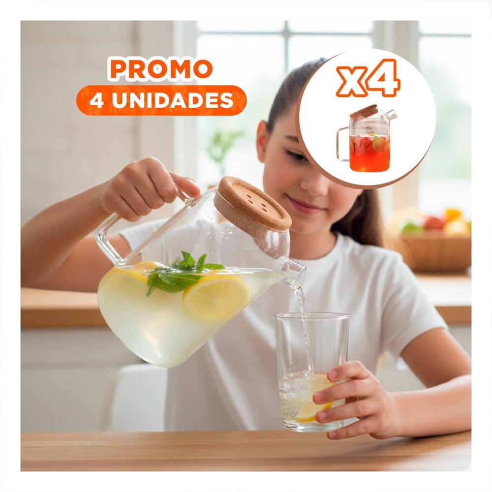 Pack4 Envase Multiuso para Guardar Liquidos con Estilo Transparente YPapel Regalo