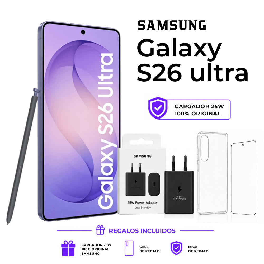 SAMSUNG GALAXY S26 ULTRA 1TB 16GB - VIOLETA regalos