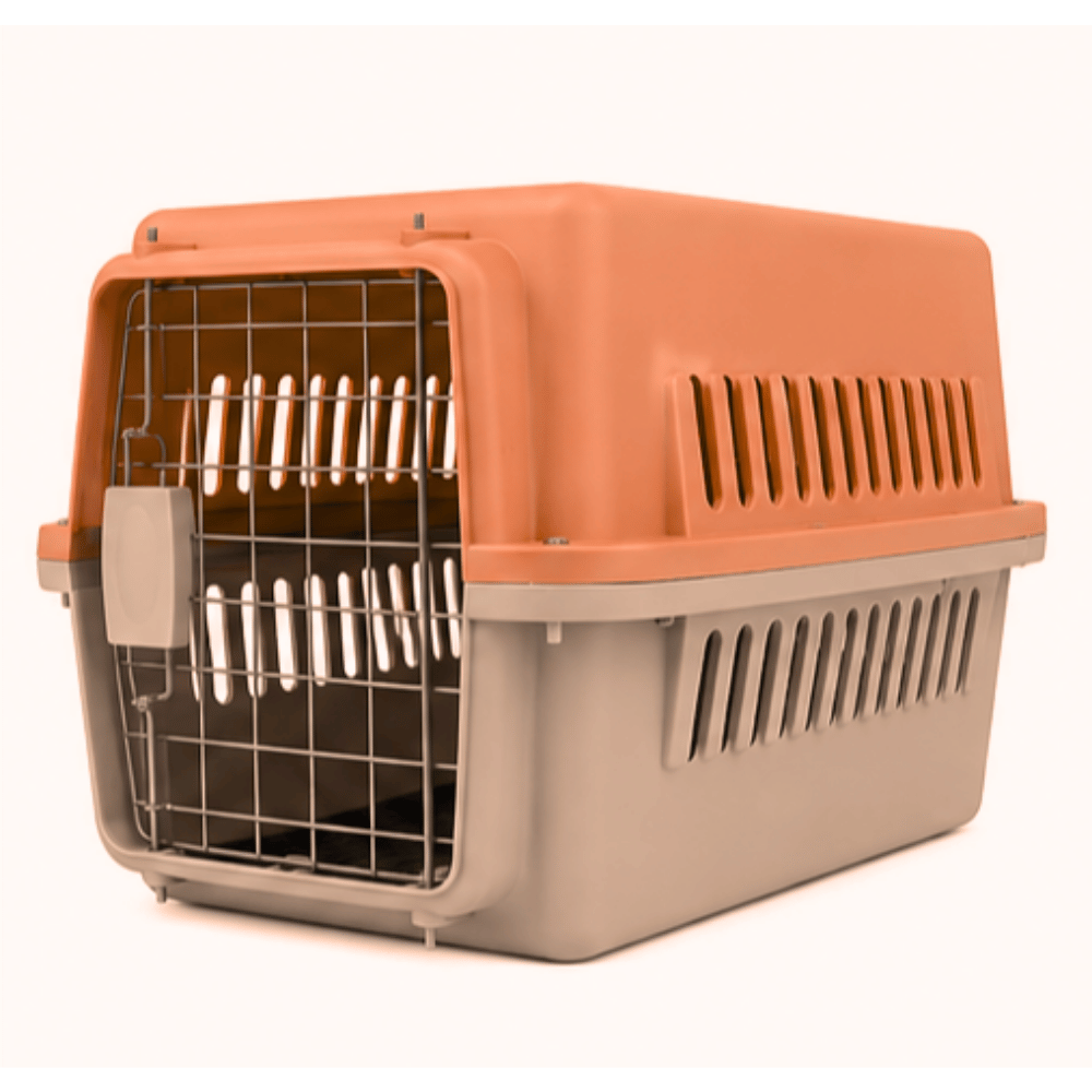 KENNEL L50 TRANSPORTADOR PARA MASCOTAS - ANARANJADO