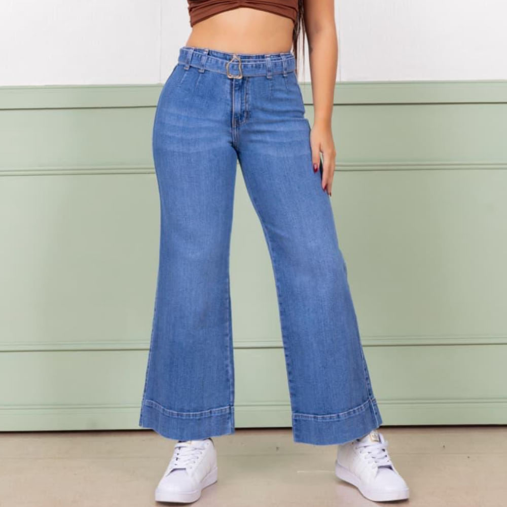 Jeans Petite Denim Confort Mujer Celeste Intermedio Talla 28