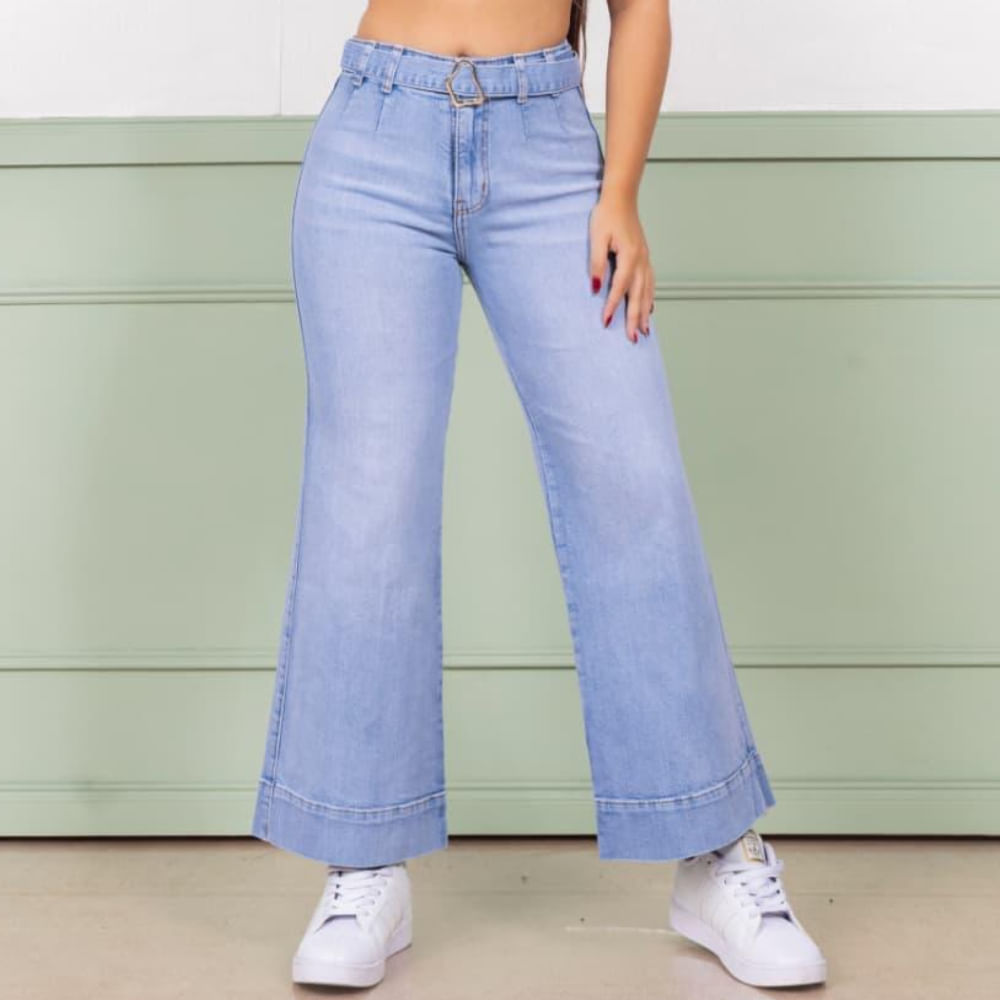 Jeans Petite Denim Confort Mujer Celeste Claro Talla 28