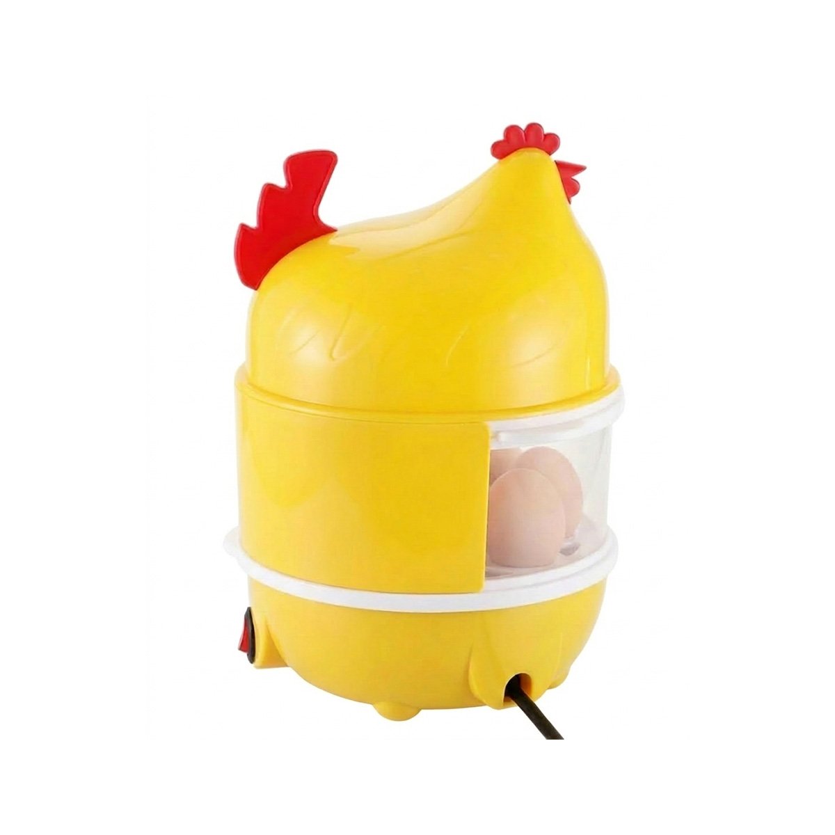 Gallina Olla para Huevos Dos Niveles Amarillo Uso Diario Cocina Hogar YRegalo Sticker