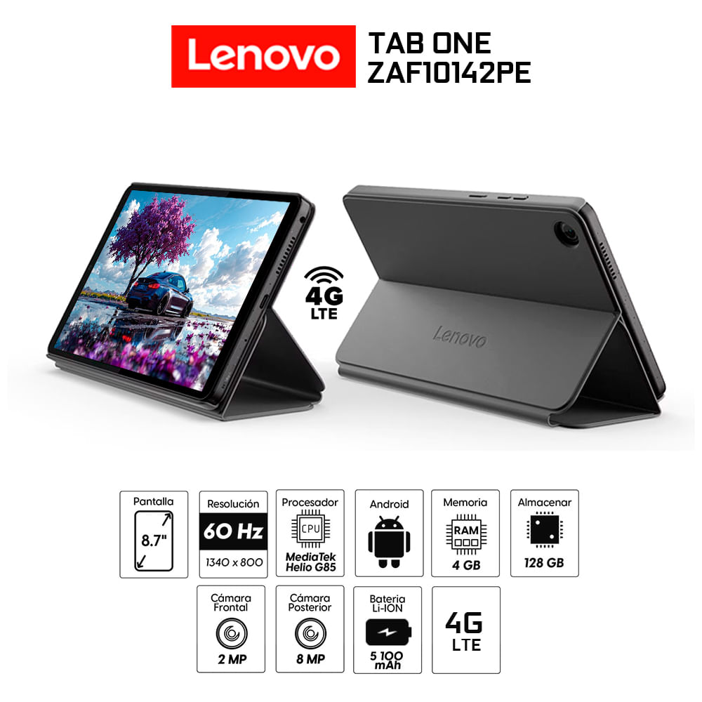 Tablet 8.7 Hd Tab One Tb305xu - Zaf10142pe Lenovo