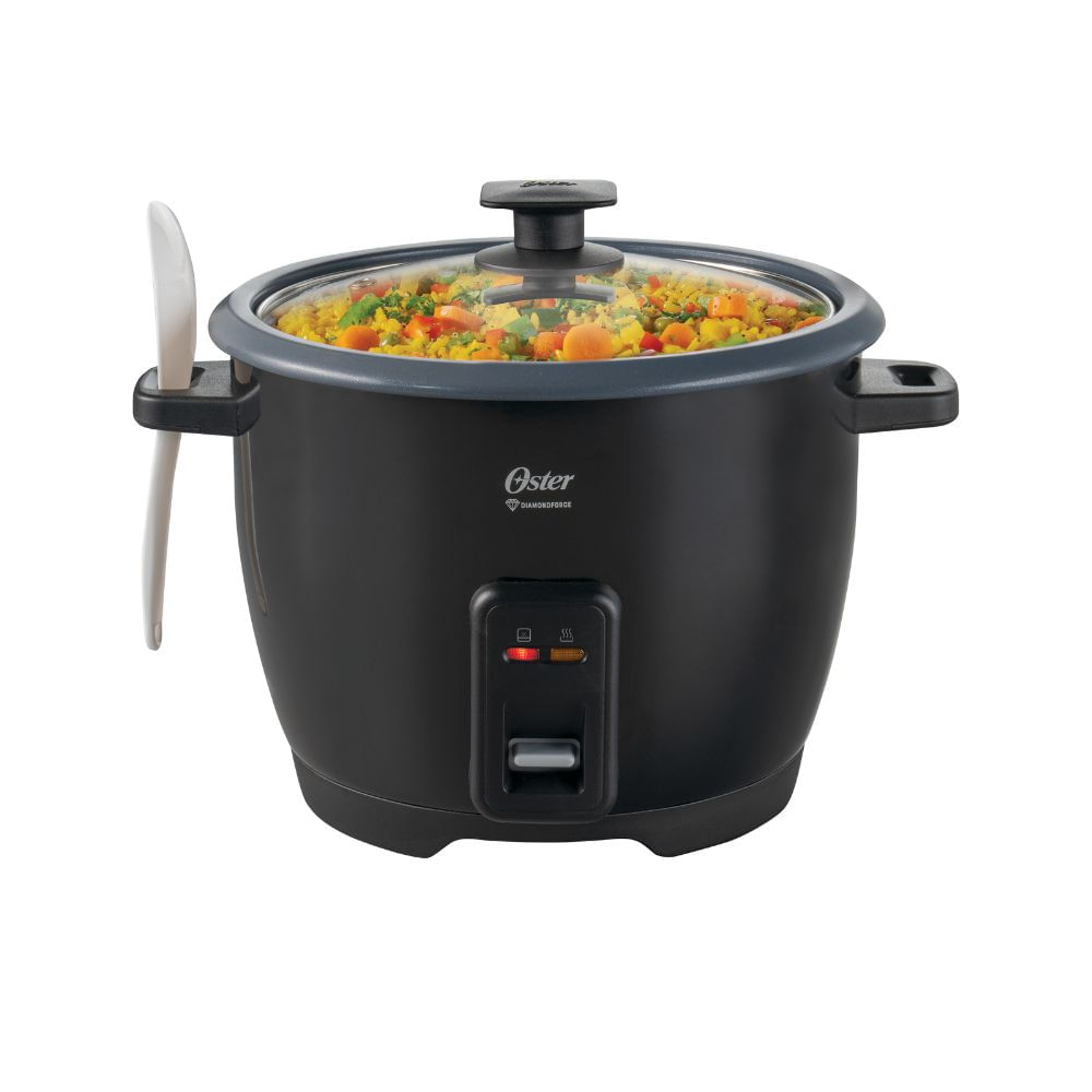 Olla arrocera Oster CKSTRCB10DFBLK-053 700W 1.8L negro