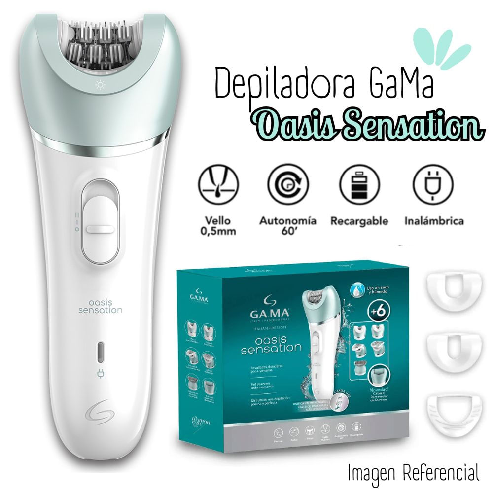 Depiladora Gama Inalámbrica Oasis Sensation - BECDP0000000207