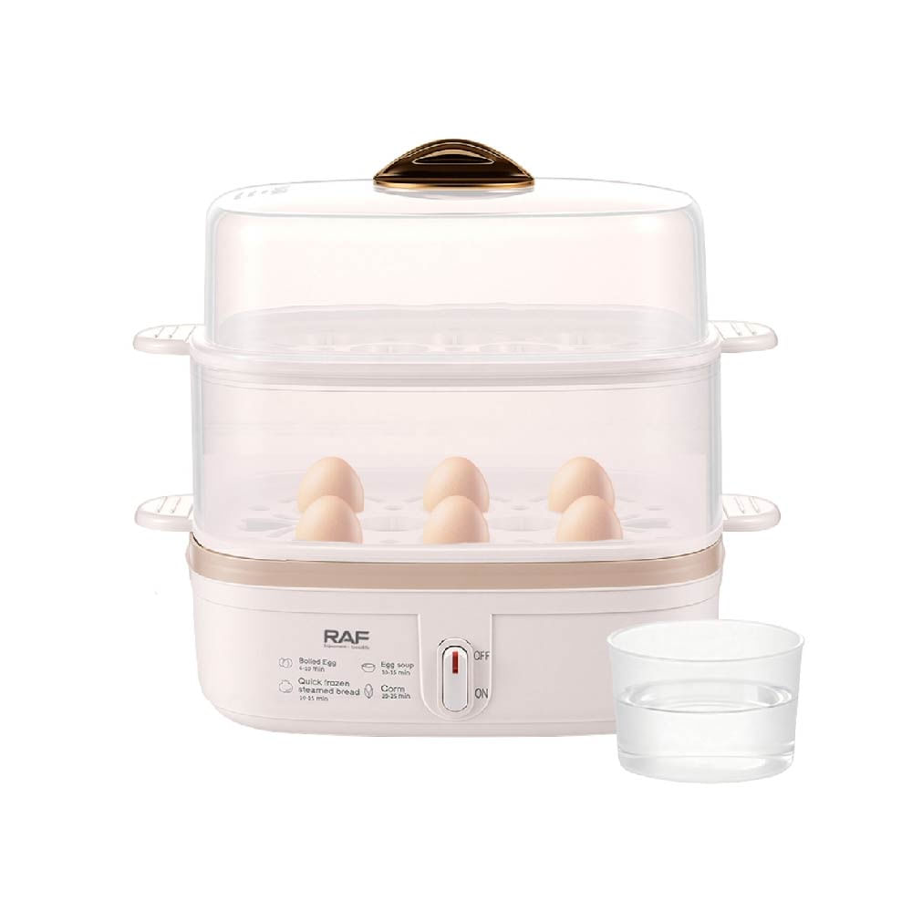 HERVIDOR DE HUEVOS ELÉCTRICO RAF R.0057 350W PARA 16 HUEVOS - COLOR ALEATORIO