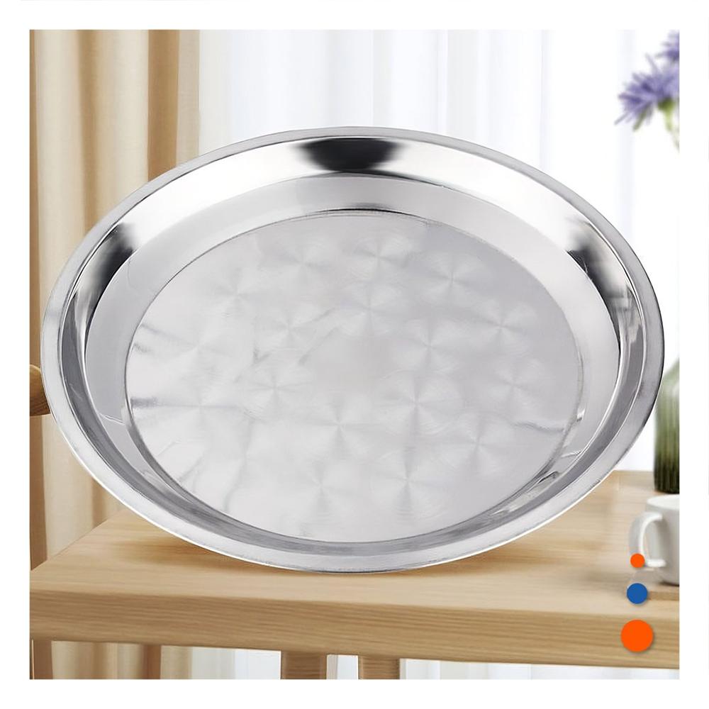 Piezas de Acero Circular en Juego de 4 Unidades para Mesa y Cocina Y notas