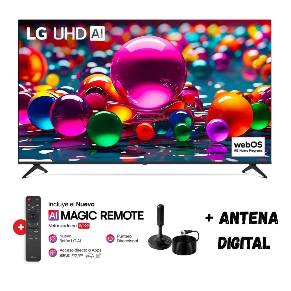 Televisor Smart TV 60'' LG LED UHD 4K WebOS 60UA8050PSA 2025 - Ant Digital