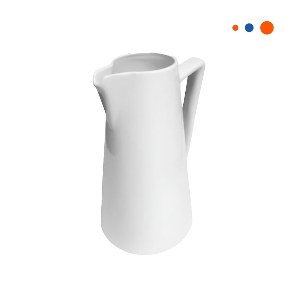 Vasija de Ceramica Blanco para Reuniones Familiares en Mesa Principal Y Regalo Sticker
