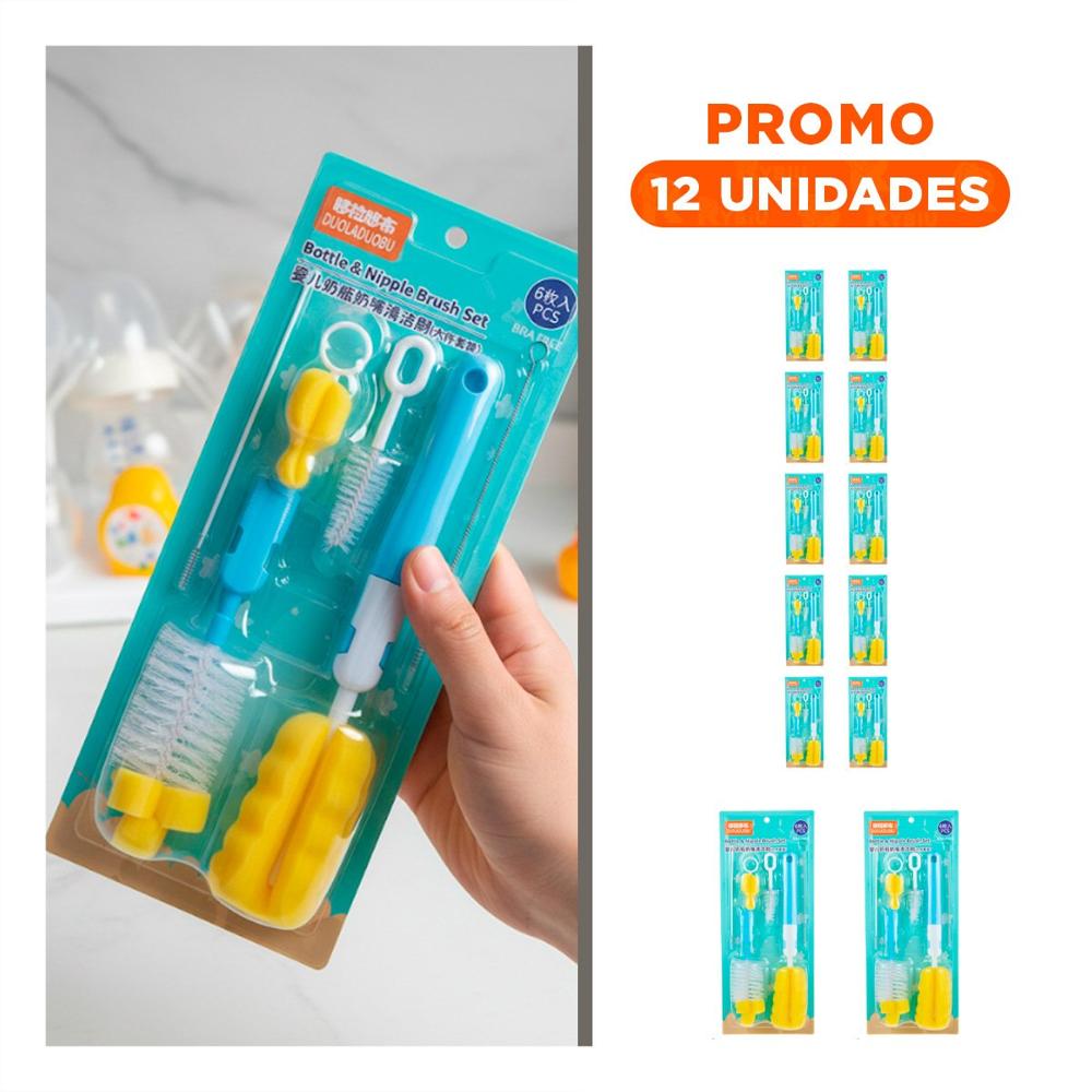 Pack12 Articulo con Base que Organiza Accesorios en Casa 6pzs Base Celeste
