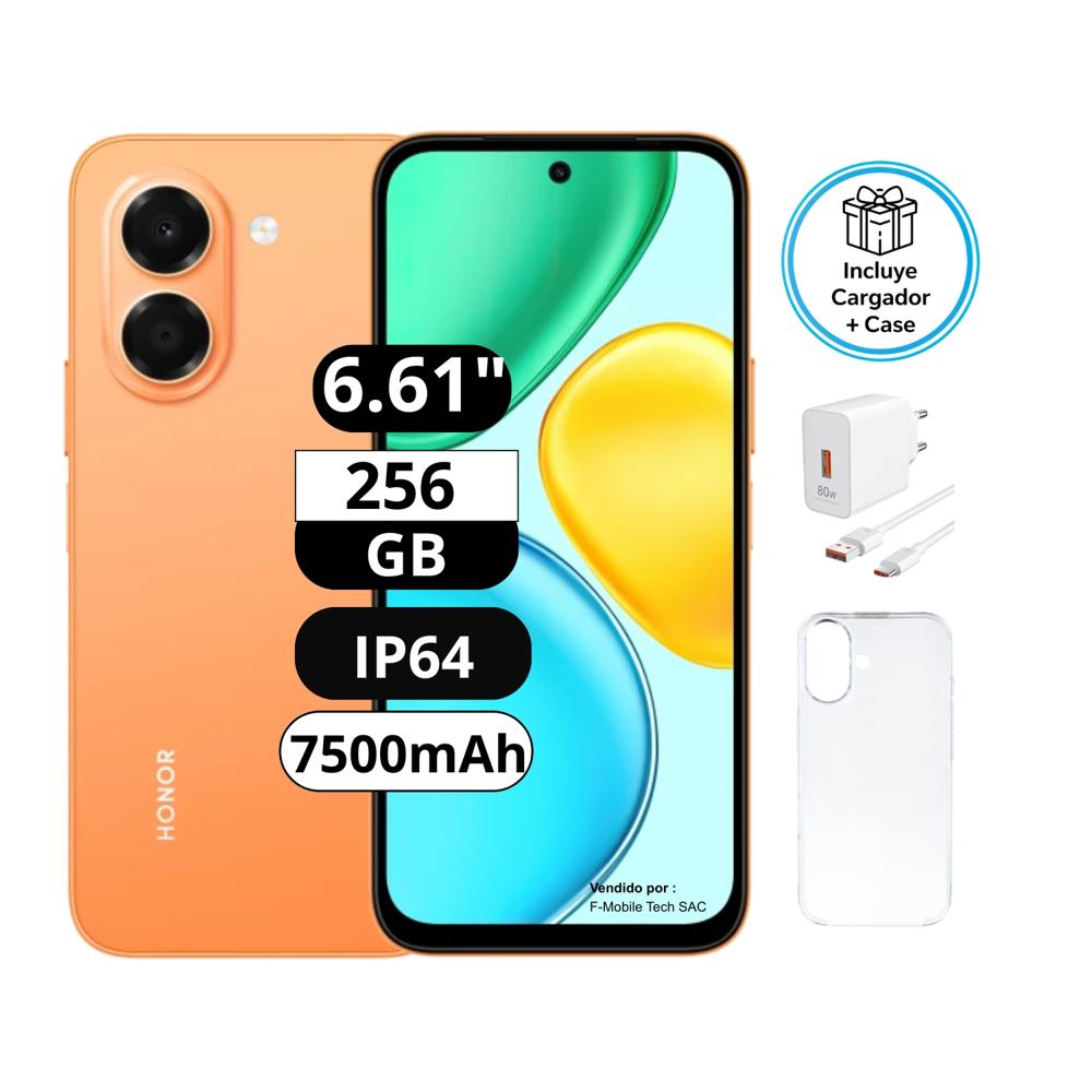 Honor X7E 6RAM 256GB Naranja
