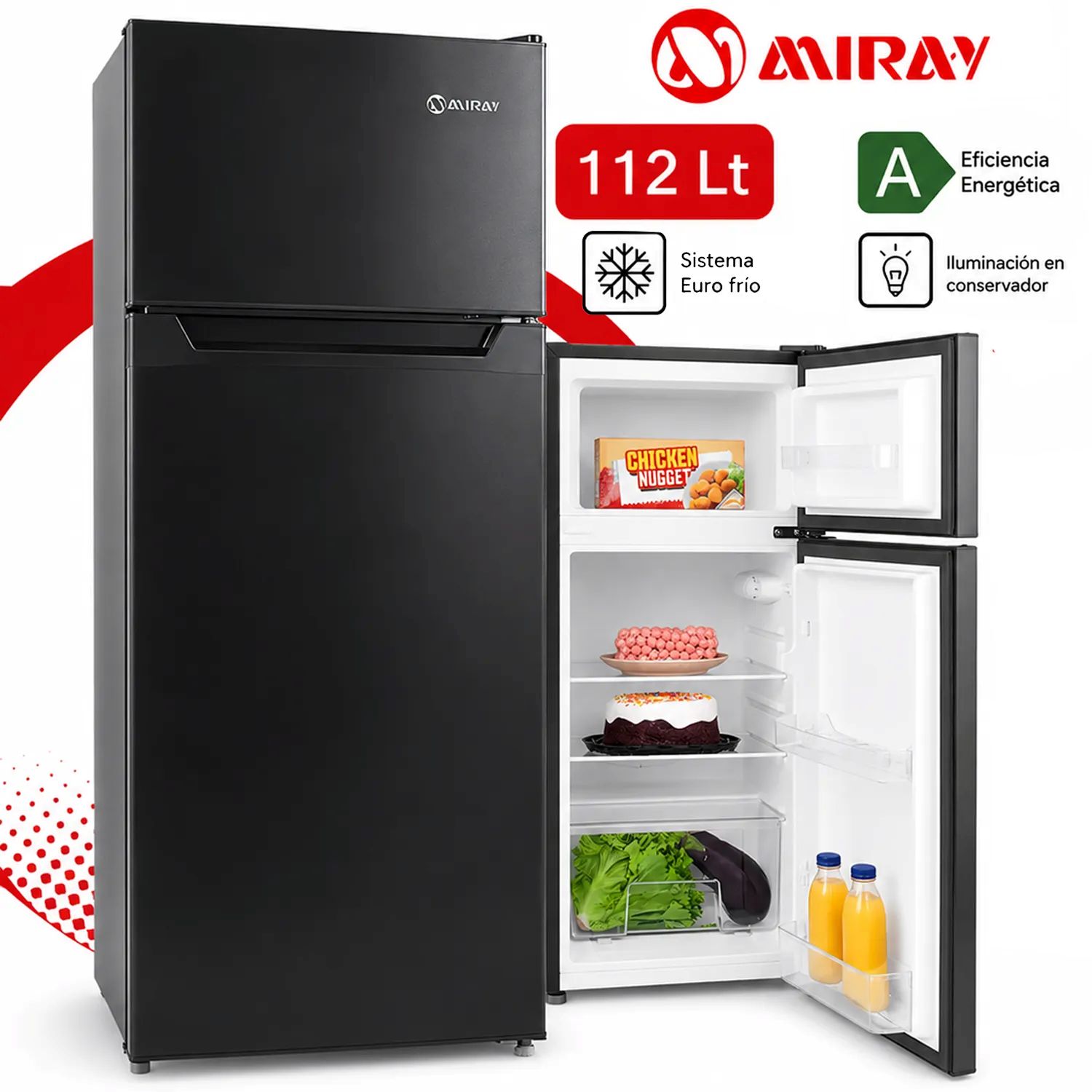 Refrigeradora RM-114H Euro Frío 112 Litros