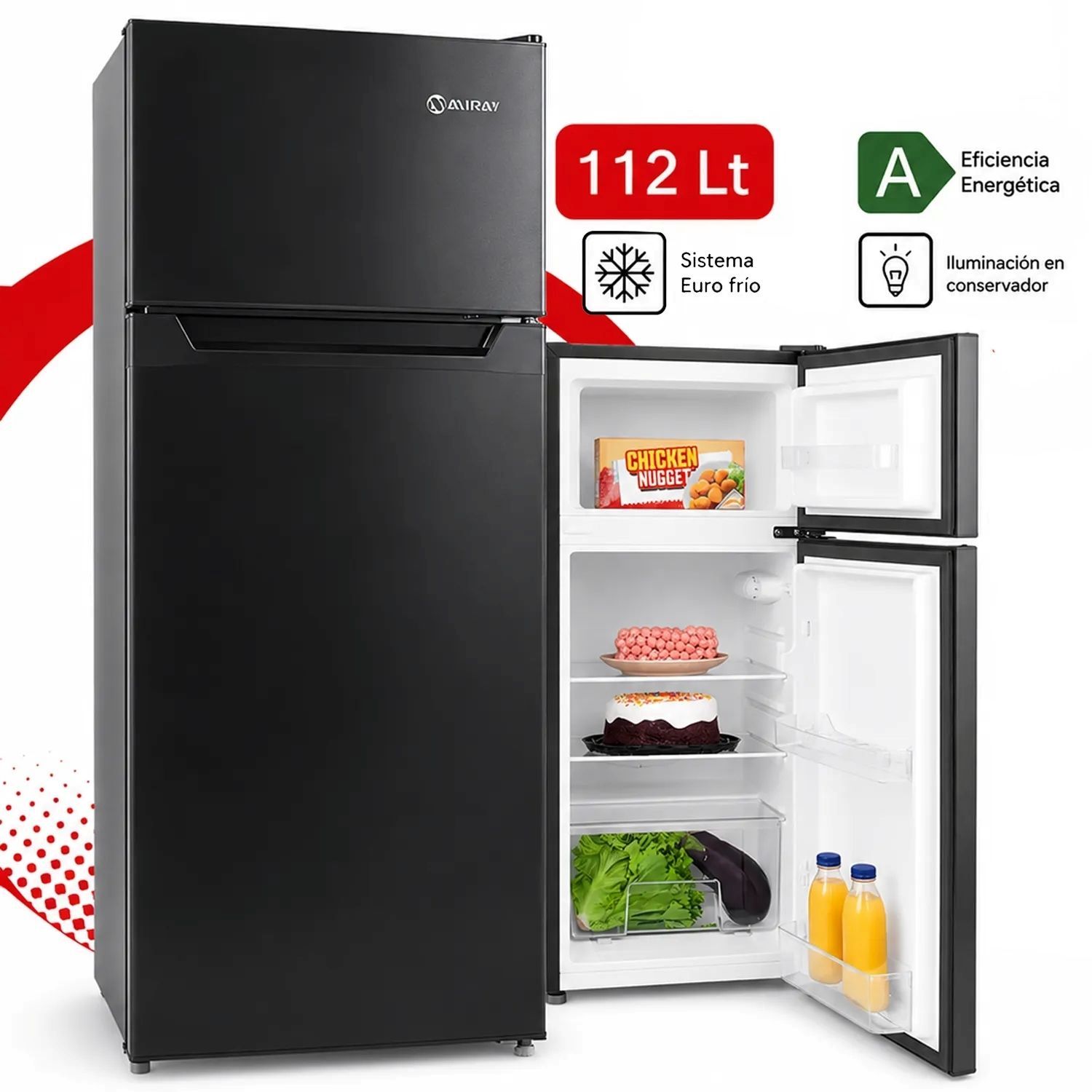 Refrigeradora RM-114H Euro Frío 112 Litros