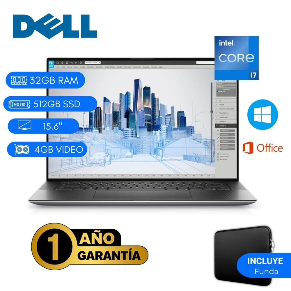 Reacondicionado Laptop  Dell Precision 5560 Core i7 11va 32GB RAM 512GB SSD