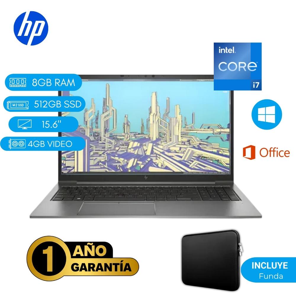 Reacondicionado Laptop  HP ZBook Firefly 15 G8 Core i7 11va 8GB RAM 512GB SSD 4GB Video
