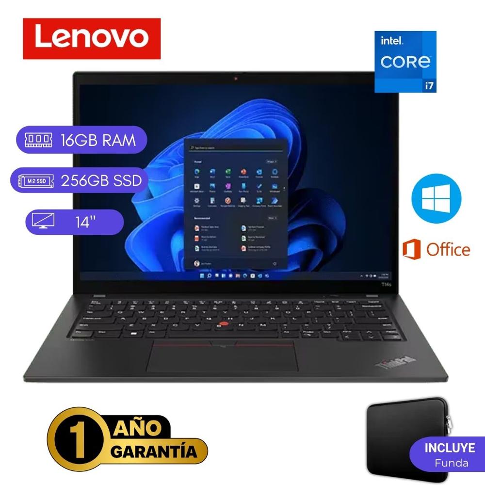 Reacondicionado Laptop  Lenovo ThinkPad T14s Core i7 11va 16GB RAM 256GB SSD