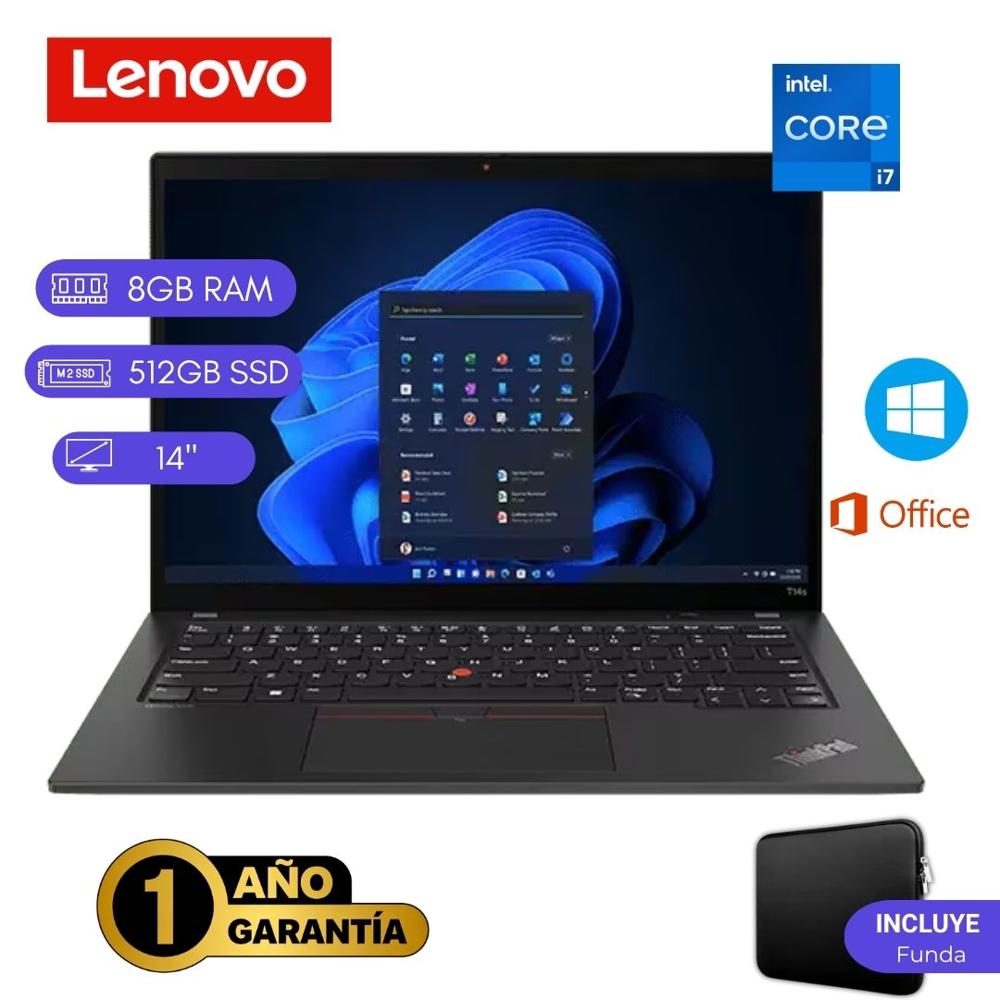 Reacondicionado Laptop  Lenovo ThinkPad T14s Core i7 11va 8GB RAM 512GB SSD