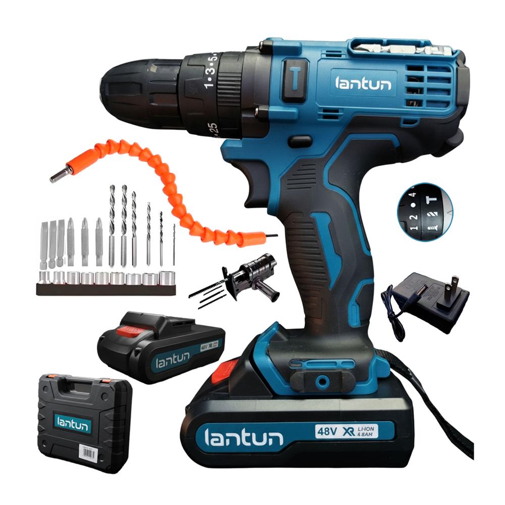 Taladro Percutor 30nm Con 2bat 4.5ah/carg+ Adaptador